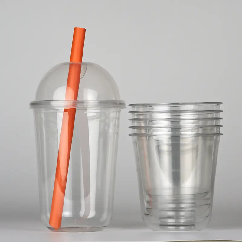 Custom Clear Smoothie Disposable PET ...