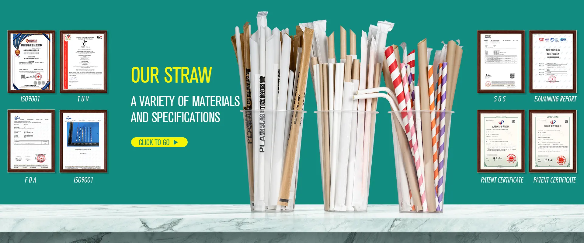 Choose Our Sustainable Straws for Every Sip