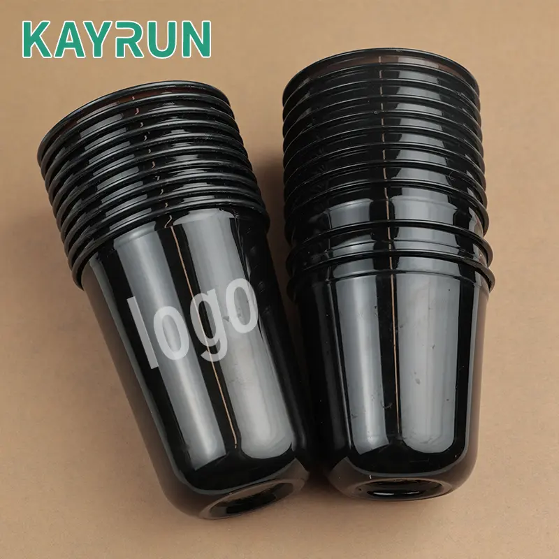 Disposable Custom Leak Proof Milk Tea Cups Hard PET U Shape Cup