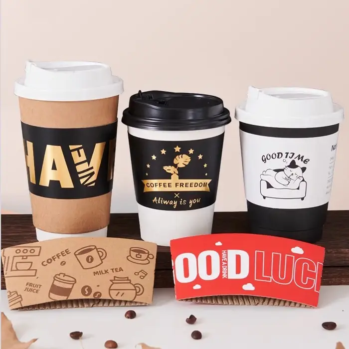 Customized Printed Paper Cup Sleeves