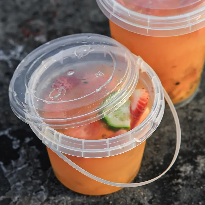Plastic Fruit Bucket Cup 5