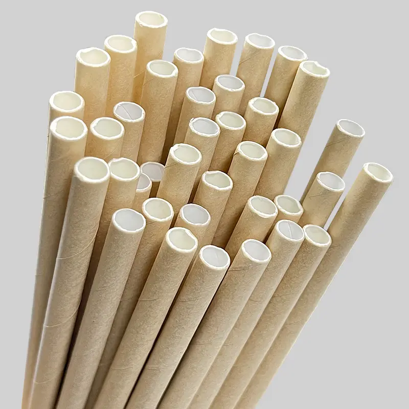 Wholesale Juice Bubble Tea  Kraft Drinking Paper Straw