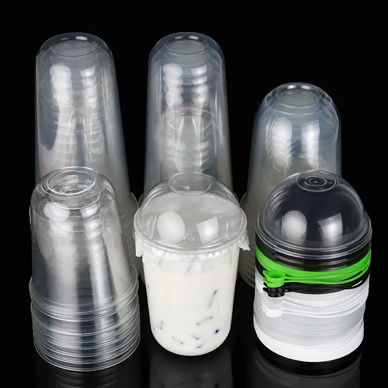Custom Logo Juice Bubble Tea PET Blis...