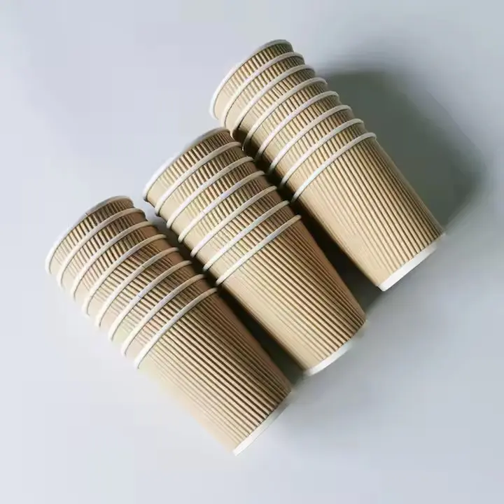 Disposable Hot Drink Coffee Milk Corr...